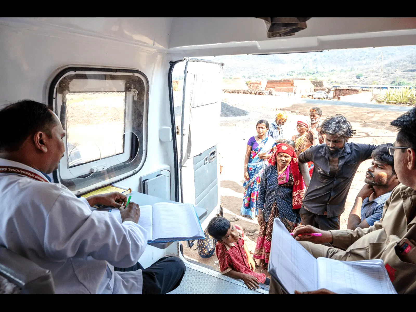 Inauguration of Mobile Medical Unit Van-Handing over keys